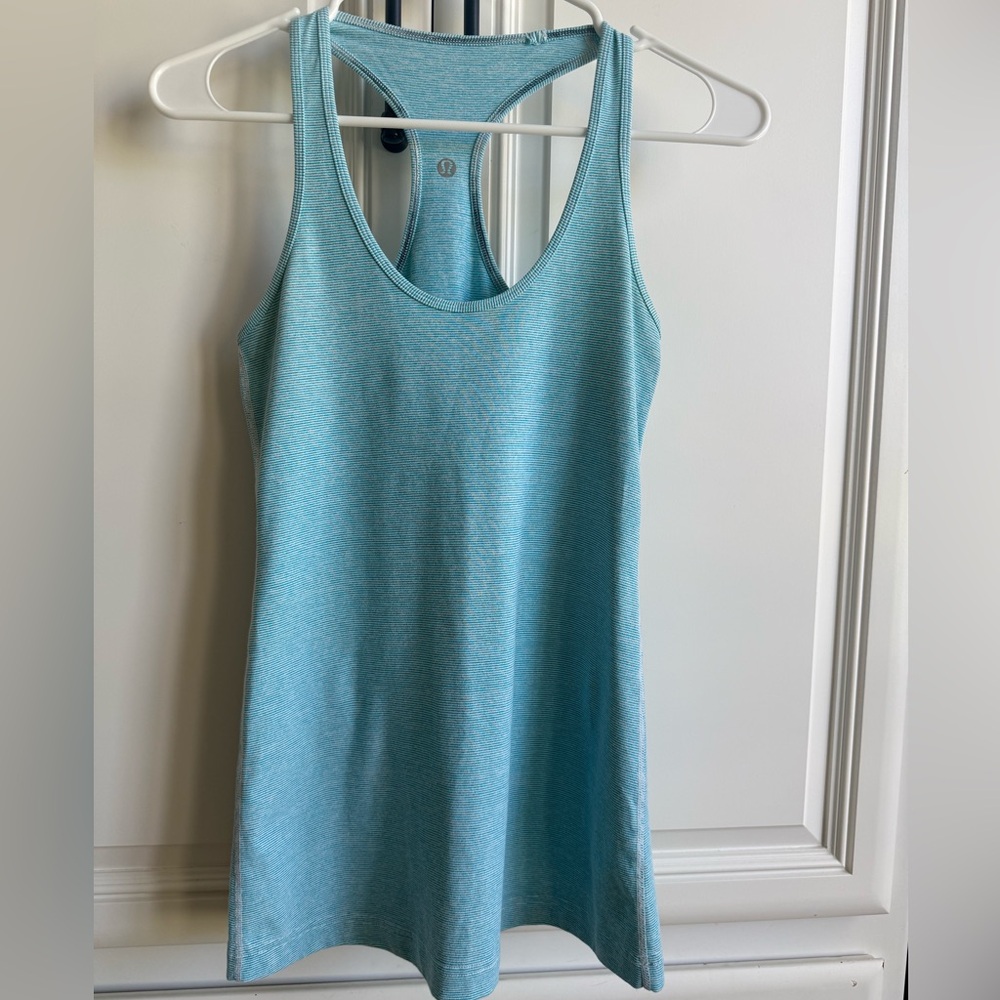 lululemon athletica Teal Racerback Tank Top